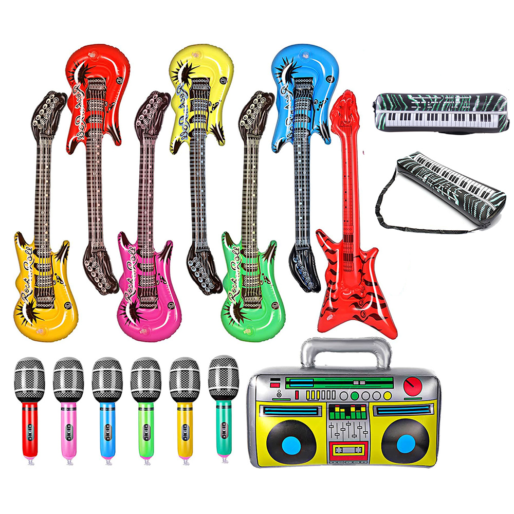 Musical Instrument That You Blow Into - Ensemble de jouets d'instruments gonflables comprenant