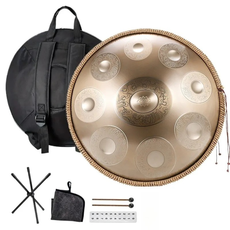 Musical Instrument Handpan - 18 pouces en acier inoxydable HandPan