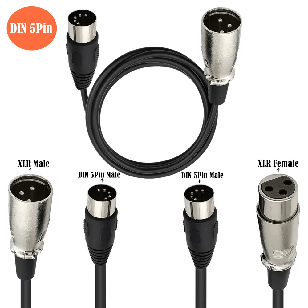 Musical Instrument Videos - Câble adaptateur MIDI vers XLR, câble