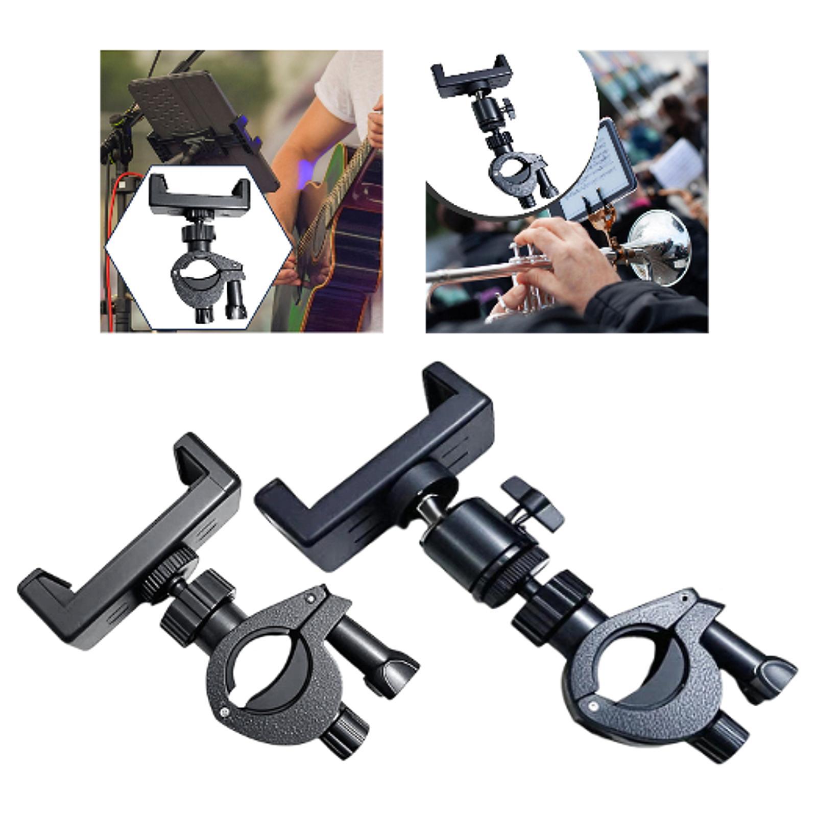 Musical Instrument Videos - Pince de support pour téléphone Lyre,