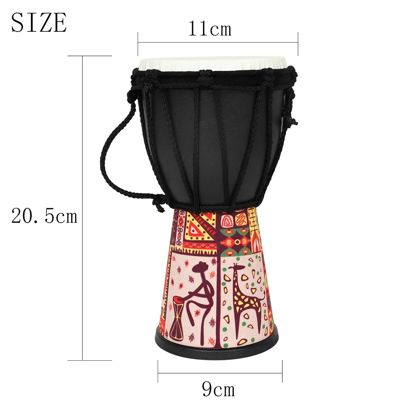 Tambour africain de 4 pouces,  - Musical Instrument Djembe avis et prix