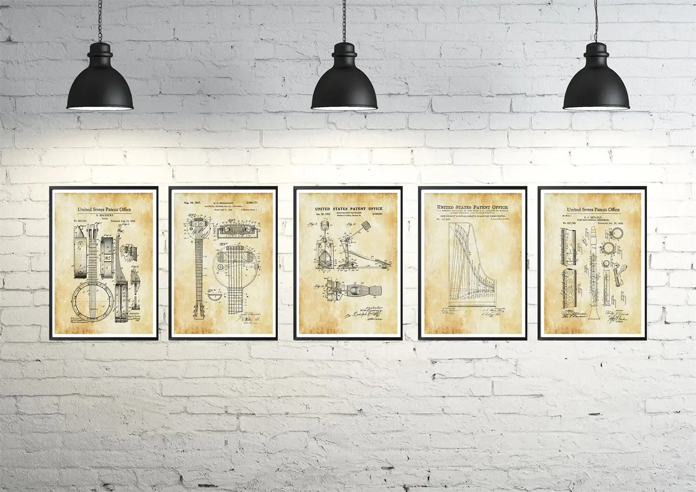 Affiches Murales Vintage Nordi - Musical Instrument Videos avis et prix