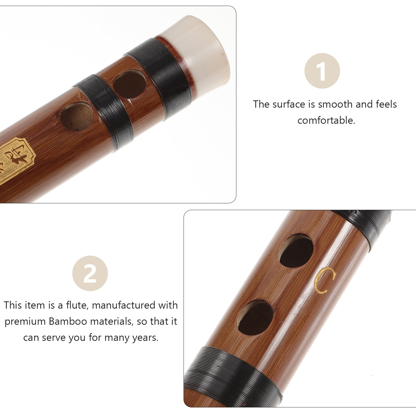 1 Flûte en bambou professionne - Musical Instrument That You Blow Into avis et prix