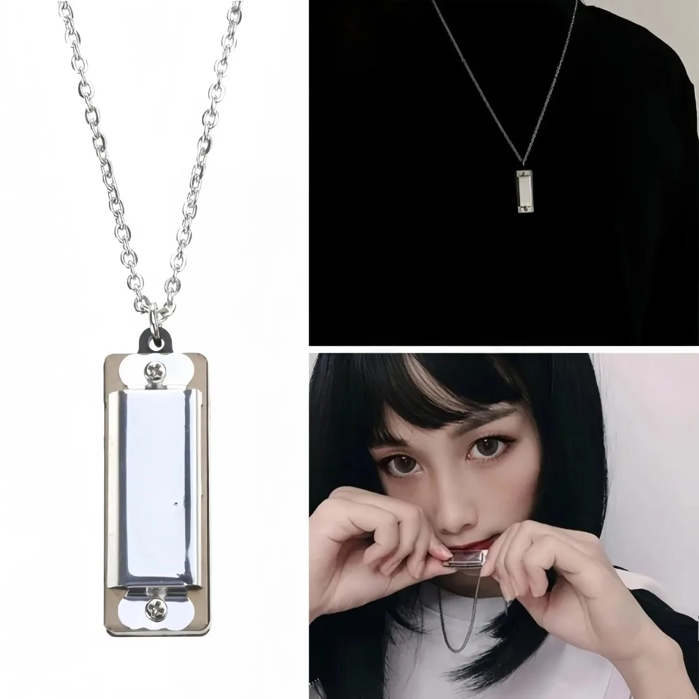 Mini collier Harmonica pour ho - Musical Instrument That You Blow Into avis et prix