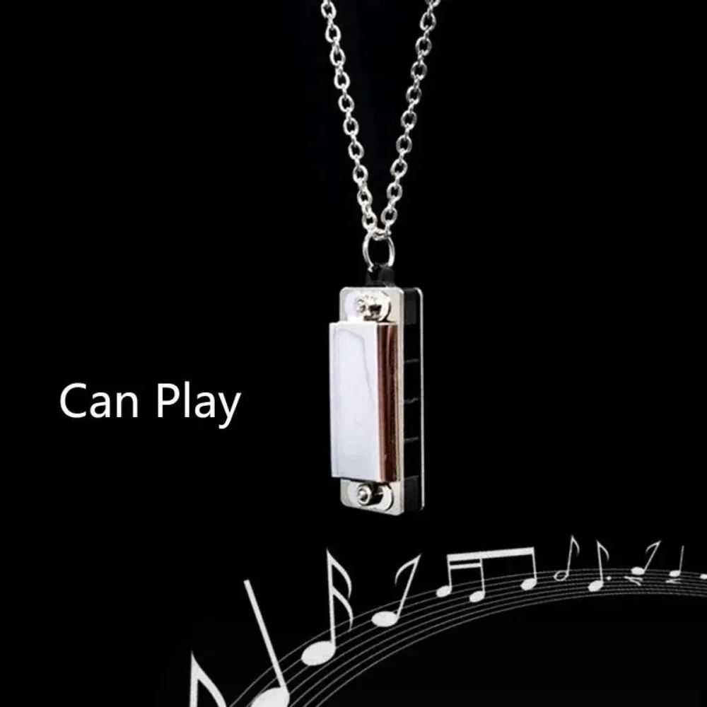 Mini collier Harmonica pour ho - Musical Instrument That You Blow Into avis et prix