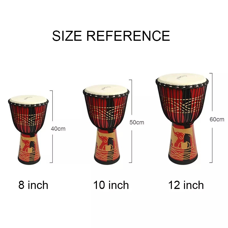 Tambour djembé africain de 12  - Musical Instrument Djembe avis et prix